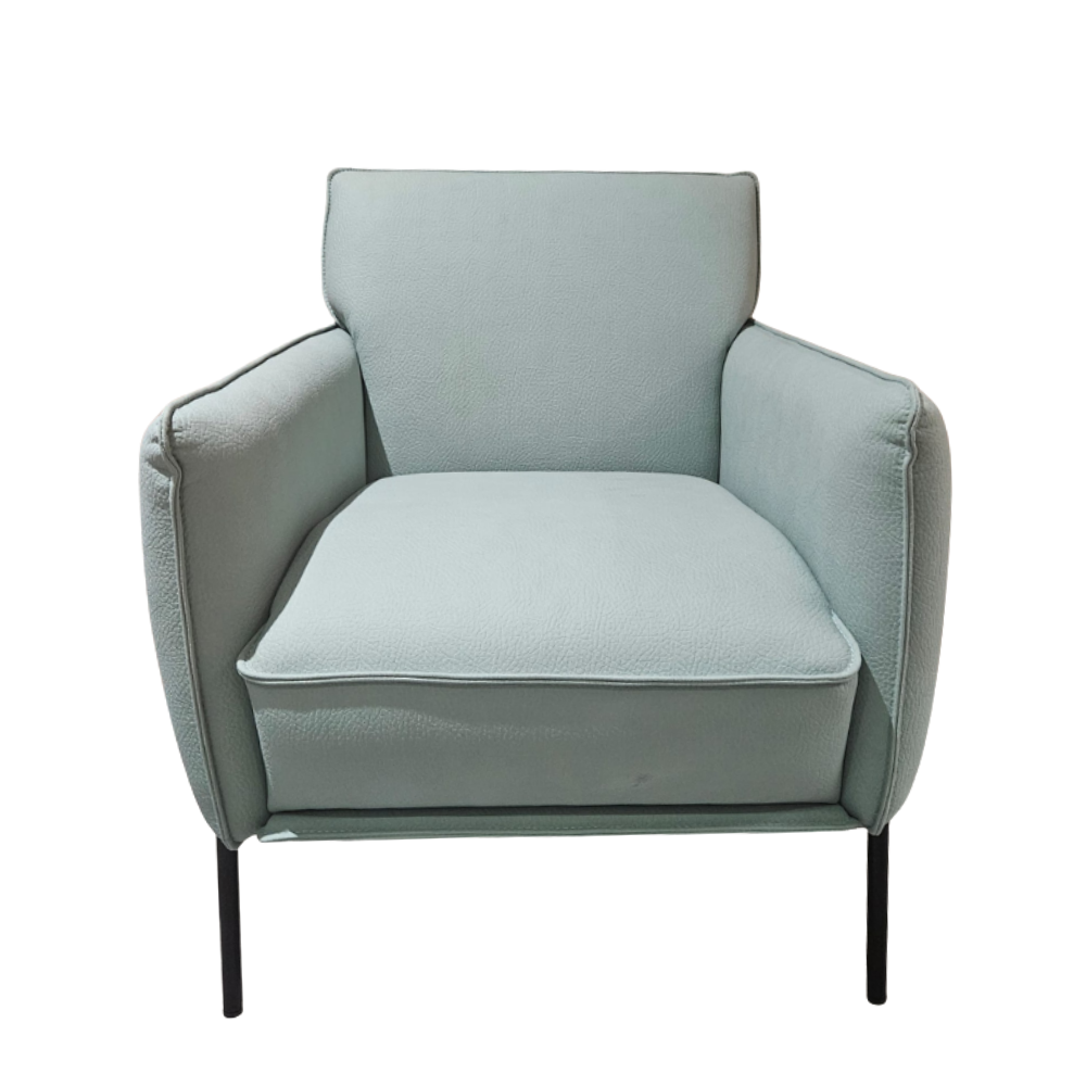 One Seater Fabric Armchair with Multi Colors