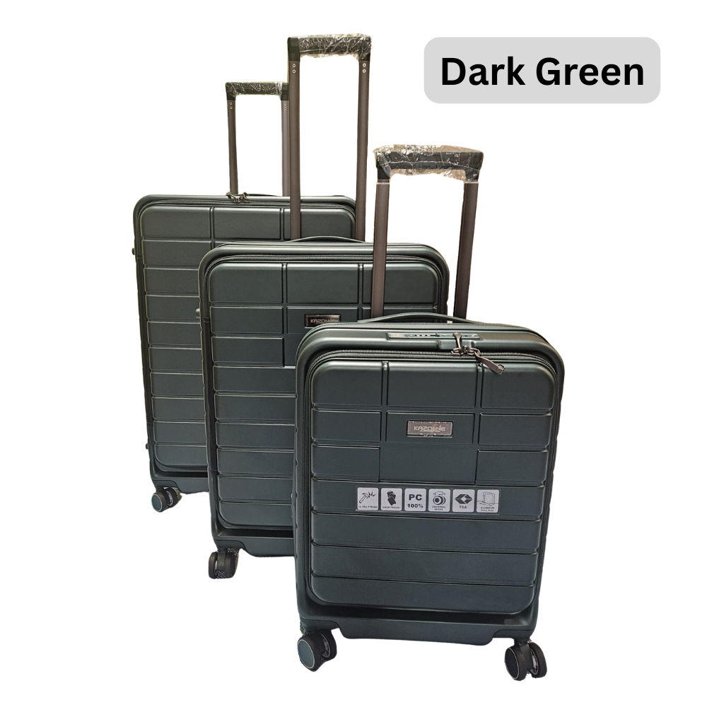Front Open Luggage 100% Polycarbonate 20" 24" 28"