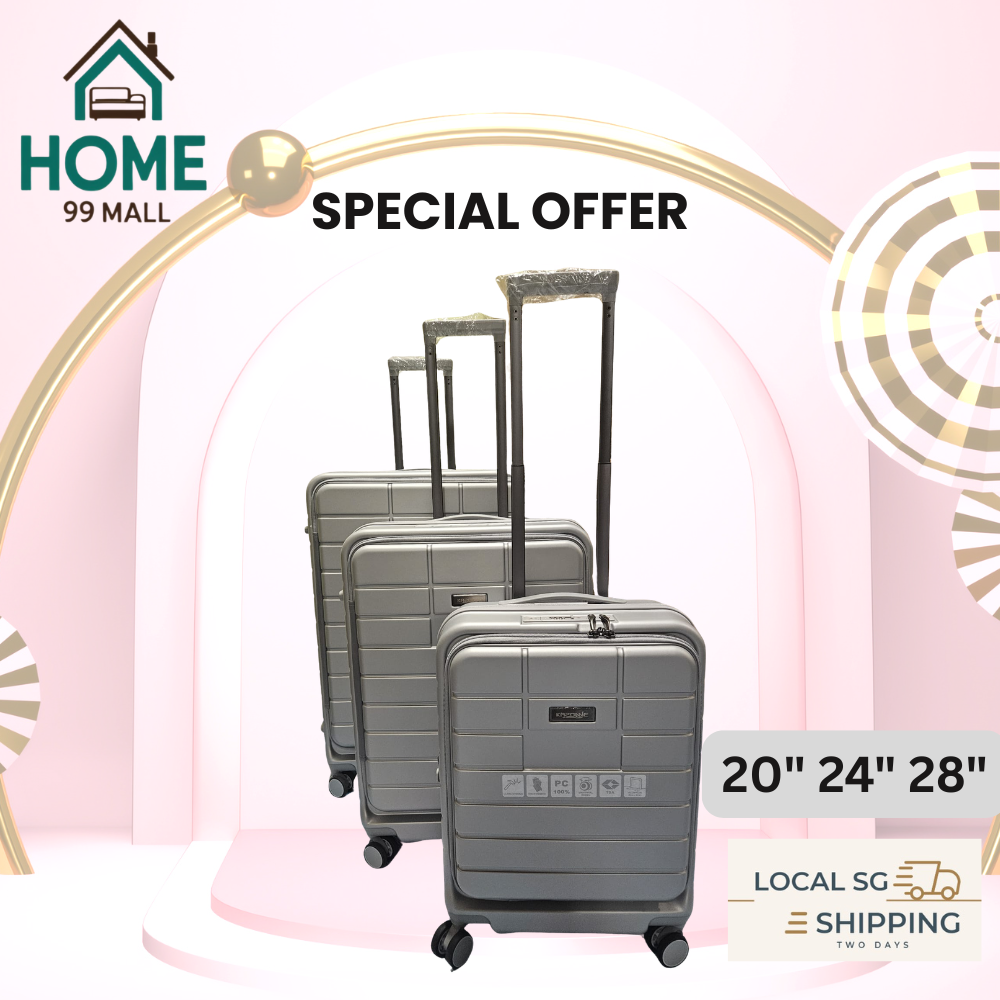 Front Open Luggage 100% Polycarbonate 20" 24" 28"