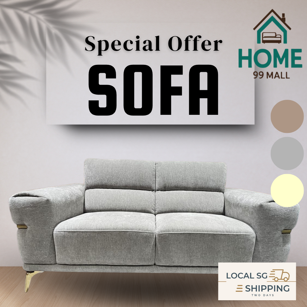 Minimalist Fabric Comfort 2-Seater Sofa