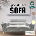 Minimalist Fabric Comfort 2-Seater Sofa