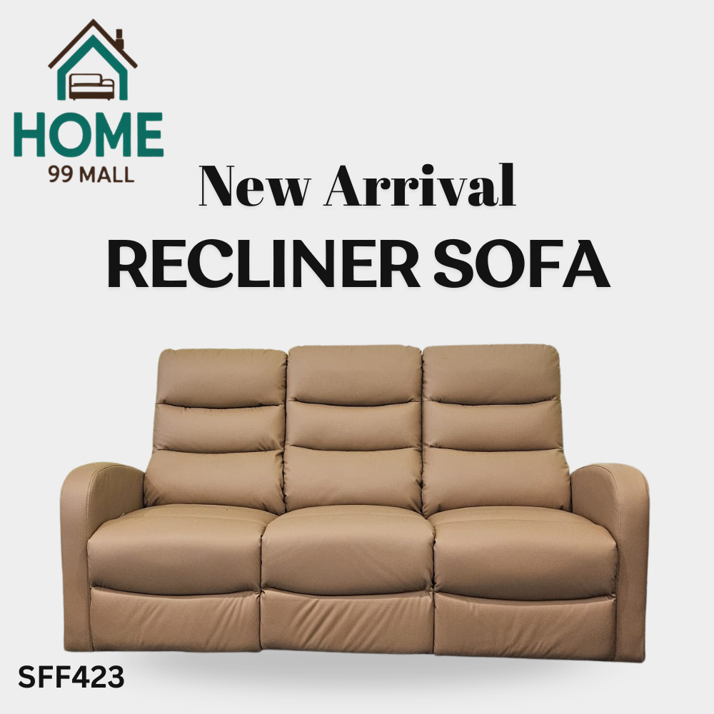 Latest Tech Leather Manual Recliner Sofa (1/2/3 Seater)