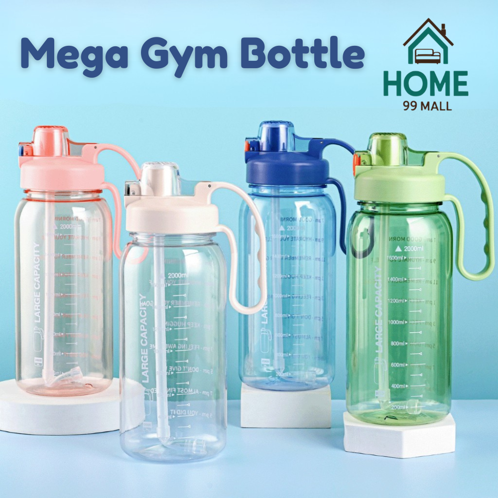 2000ml Mega Gym Water Bottle