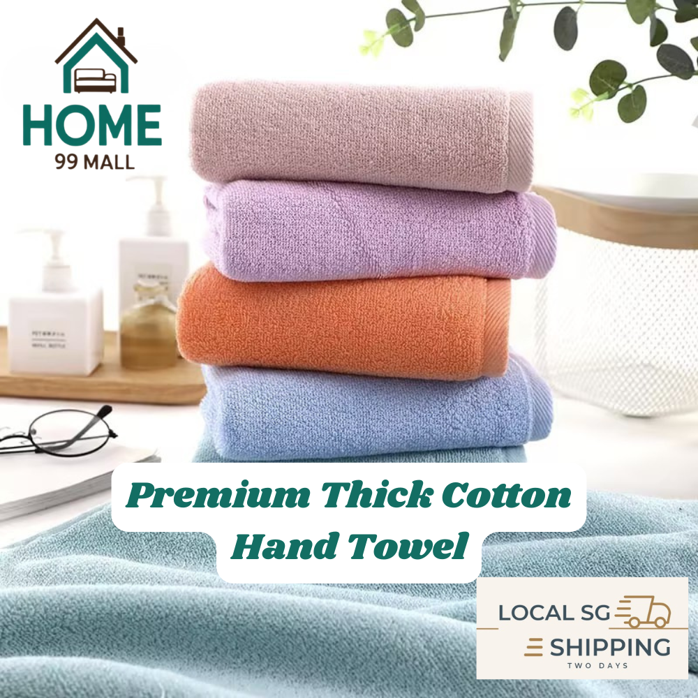 100% Premium Cotton Hand Towel 34x74cm