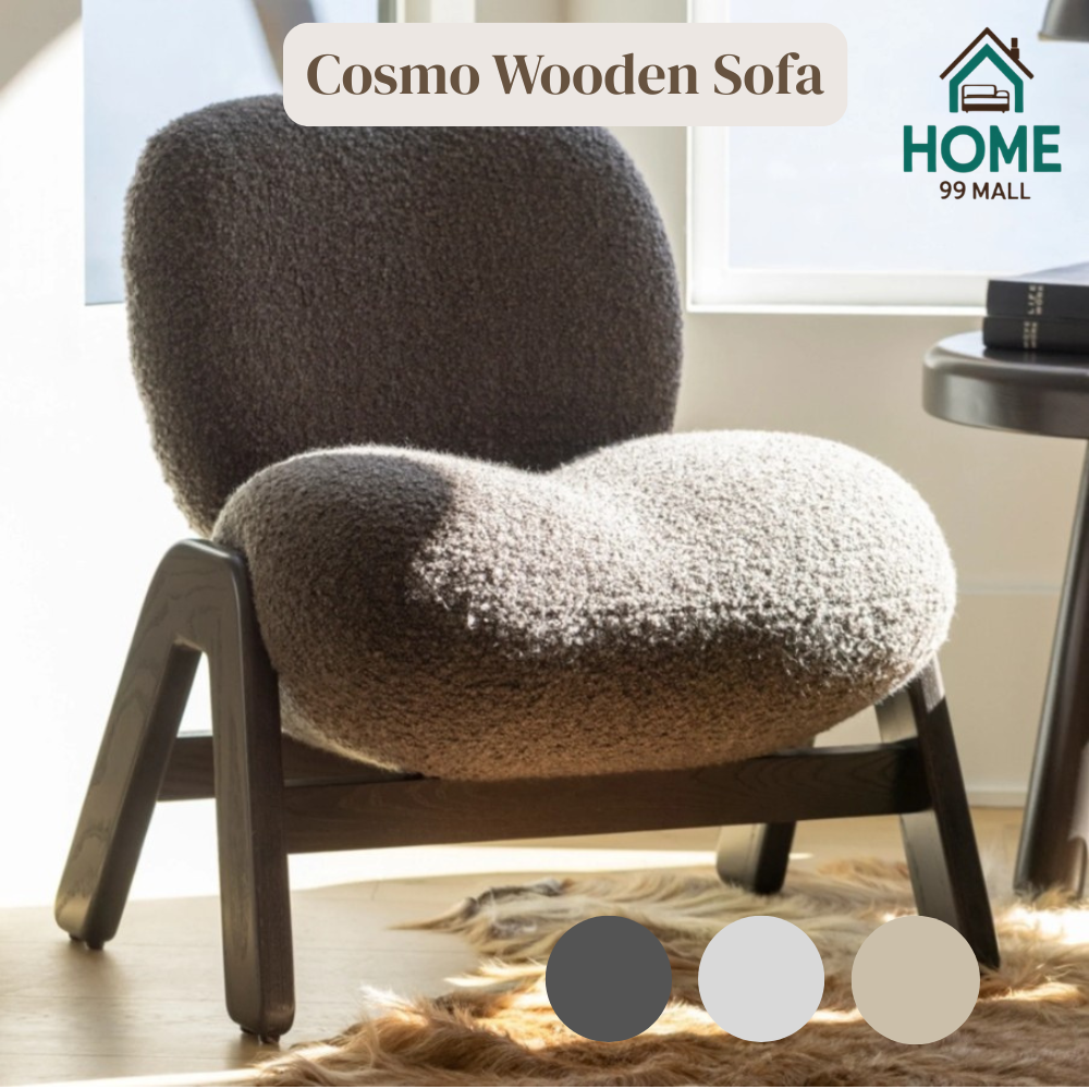 Single Seater Wooden Sofa