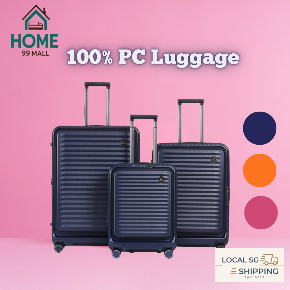 Expandable luggage Front Open Luggage 20/24/28 inch