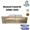 Remote Slider Leather Sofa 2 Seater