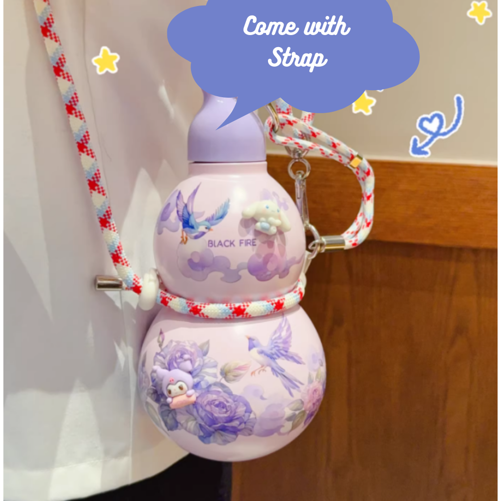 Portable Gourd Water Bottle 580ml