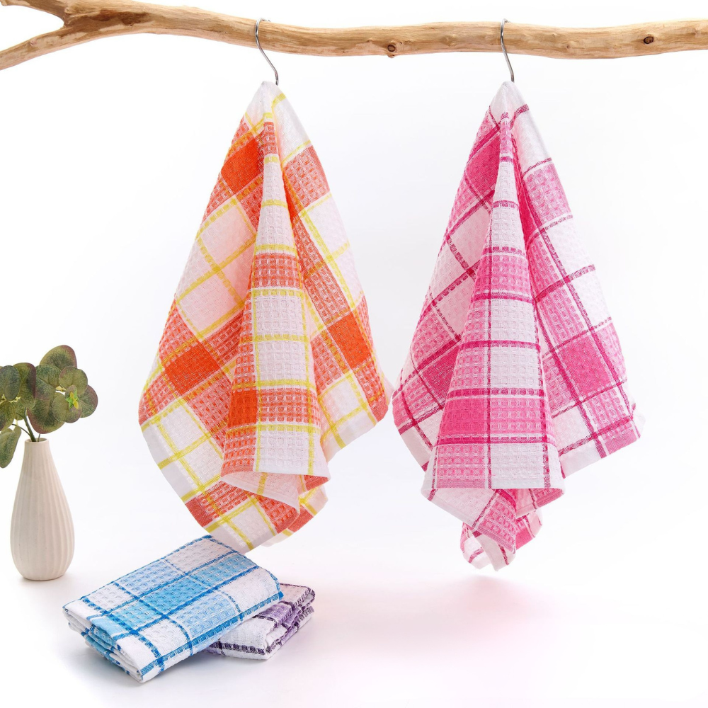 3 Bundle Set - 9 pcs | Premium Microfiber Cloth, Kitchen Towel