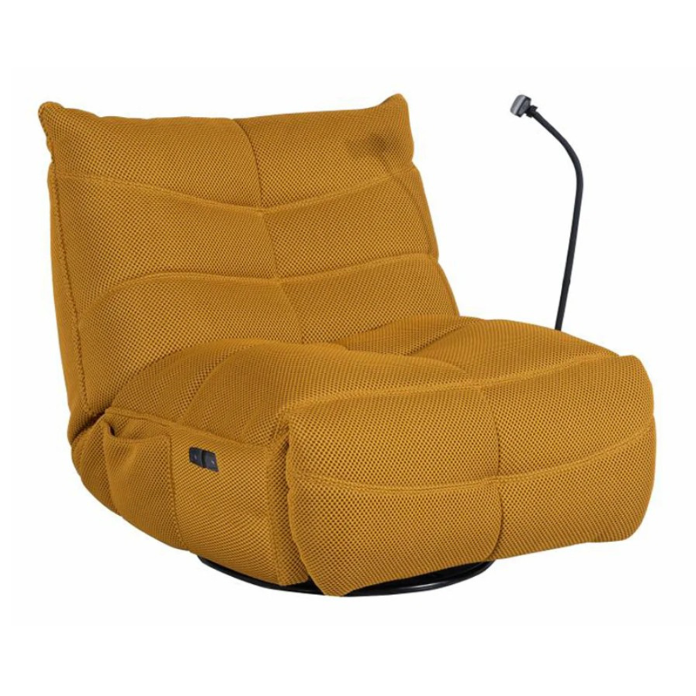 Electric Rocking Recliner Fabric Sofa