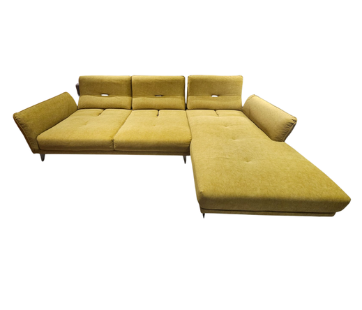 2 Seater with Chaise Pet Friendly Fabric Sofa