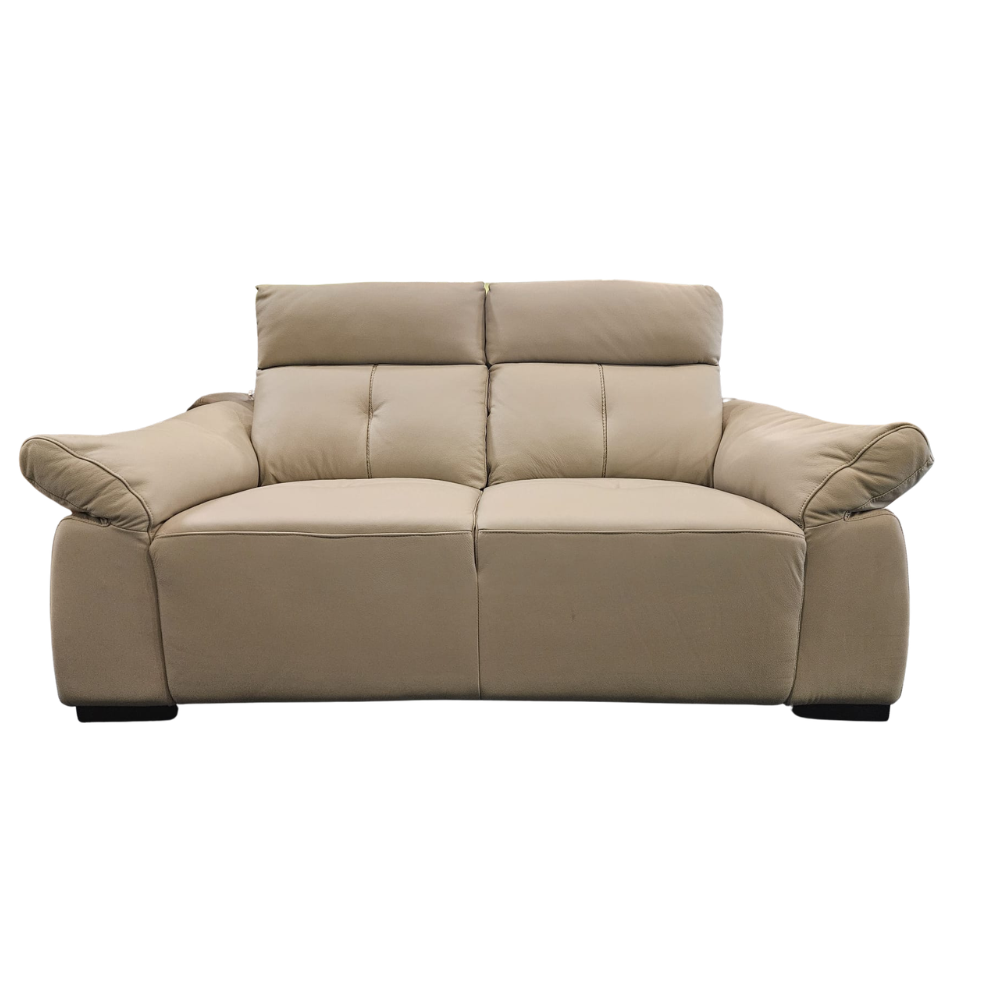 Modern 2 Seater Half Leather Sofa