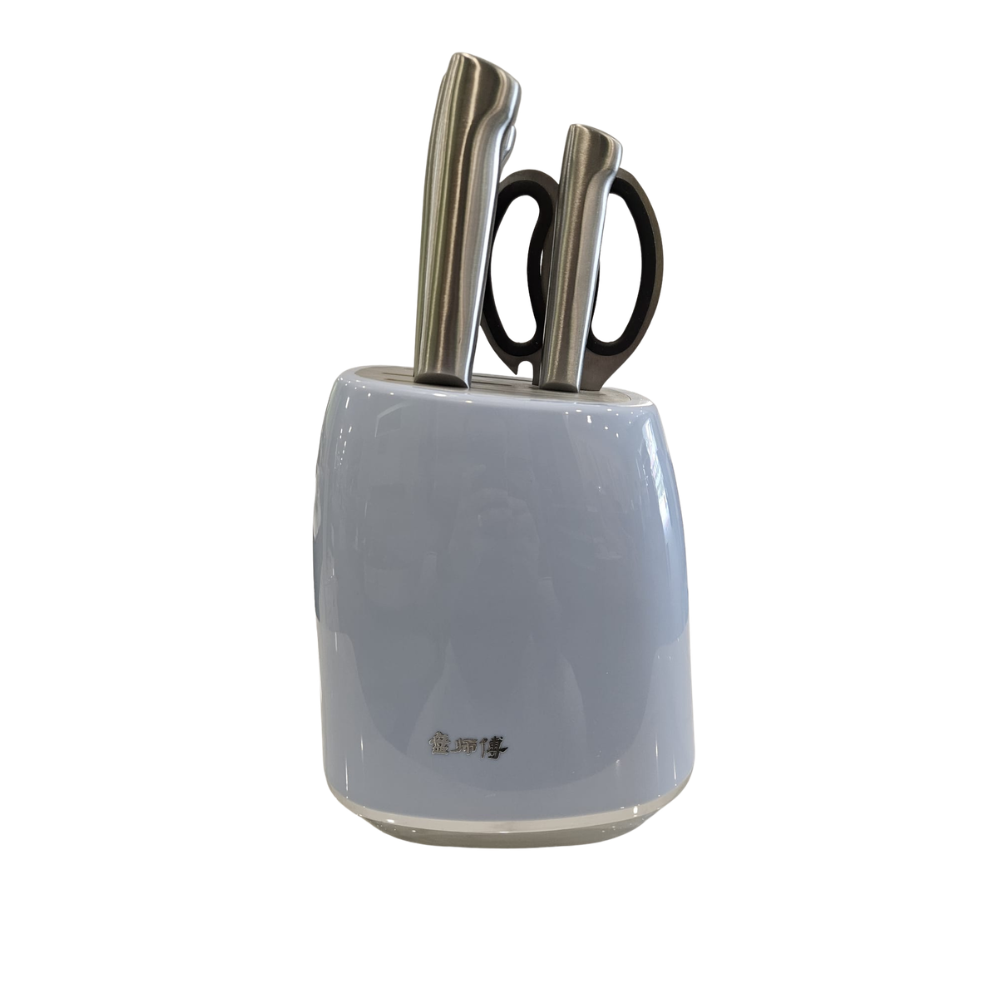 Kitchen Knife Set 6 pcs (5 tootls+container)