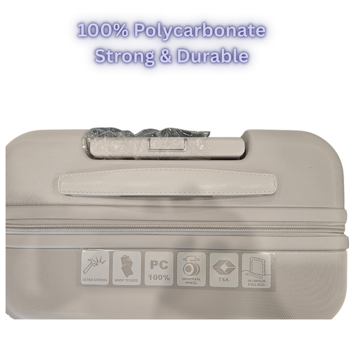 100% Polycarbonate luggage 20/24/28 inch