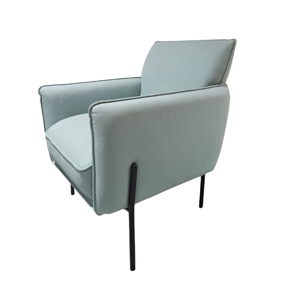 One Seater Fabric Armchair with Multi Colors