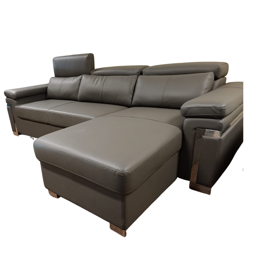 2-Seater with Chaise QUEEN Sofa Bed
