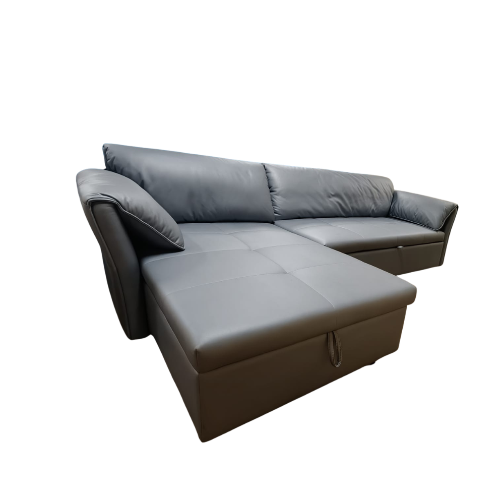 2-Seater with Chaise QUEEN Sofa Bed