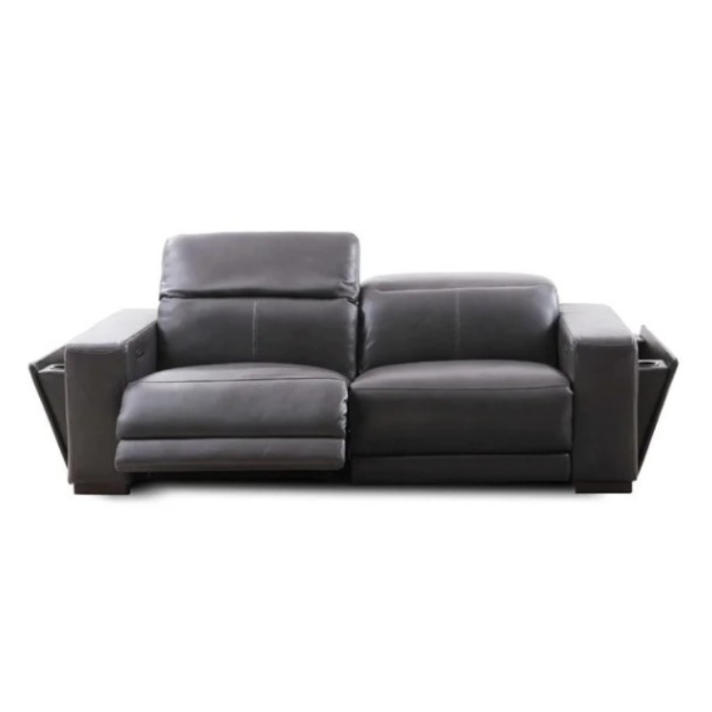 Cow Leather Electric Recliner Sofa 2.5 Seaters