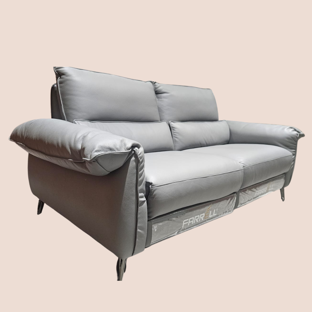 Premium 2-Seater Genuine Cowhide Leather Sofa