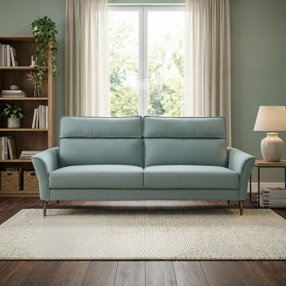 2-Seater Fabric Sofa - 4 Colors Available