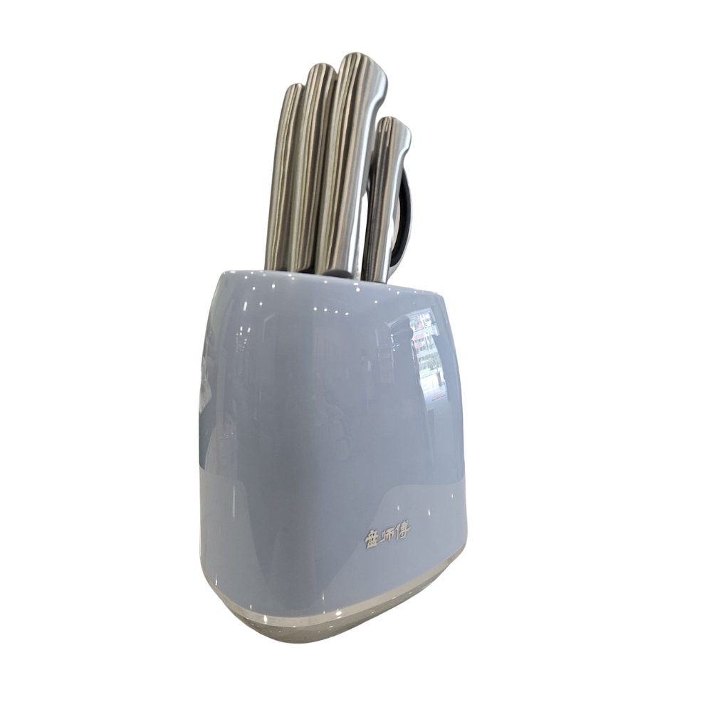 Kitchen Knife Set 6 pcs (5 tootls+container)