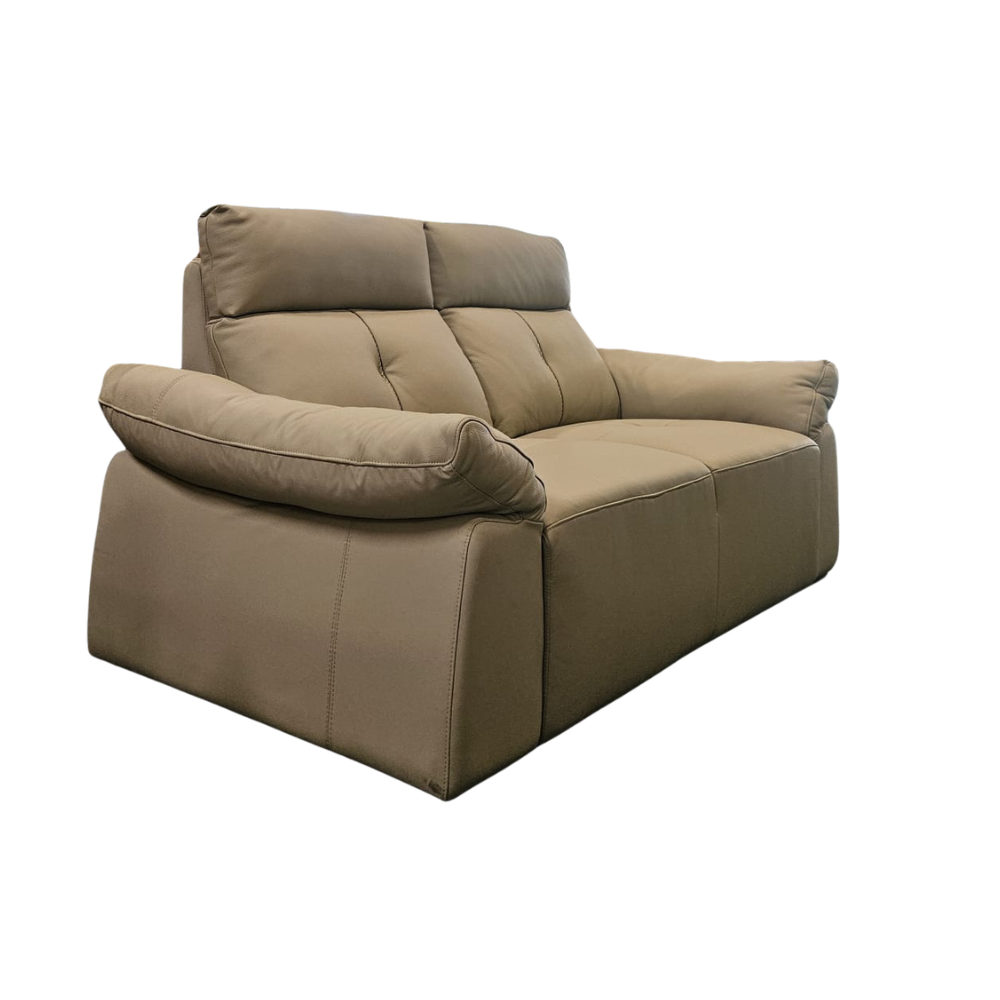Modern 2 Seater Half Leather Sofa