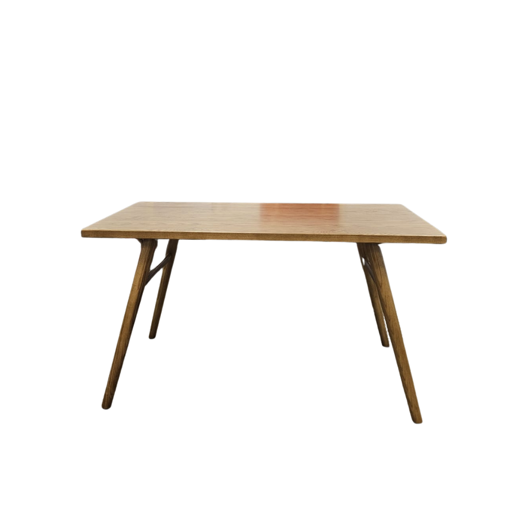 Solid Oak Wood Dining Table