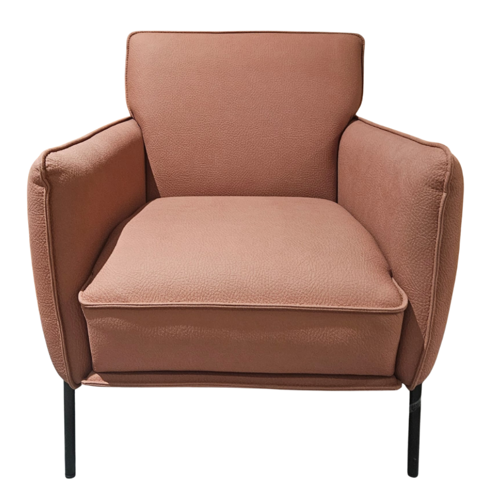 One Seater Fabric Armchair with Multi Colors