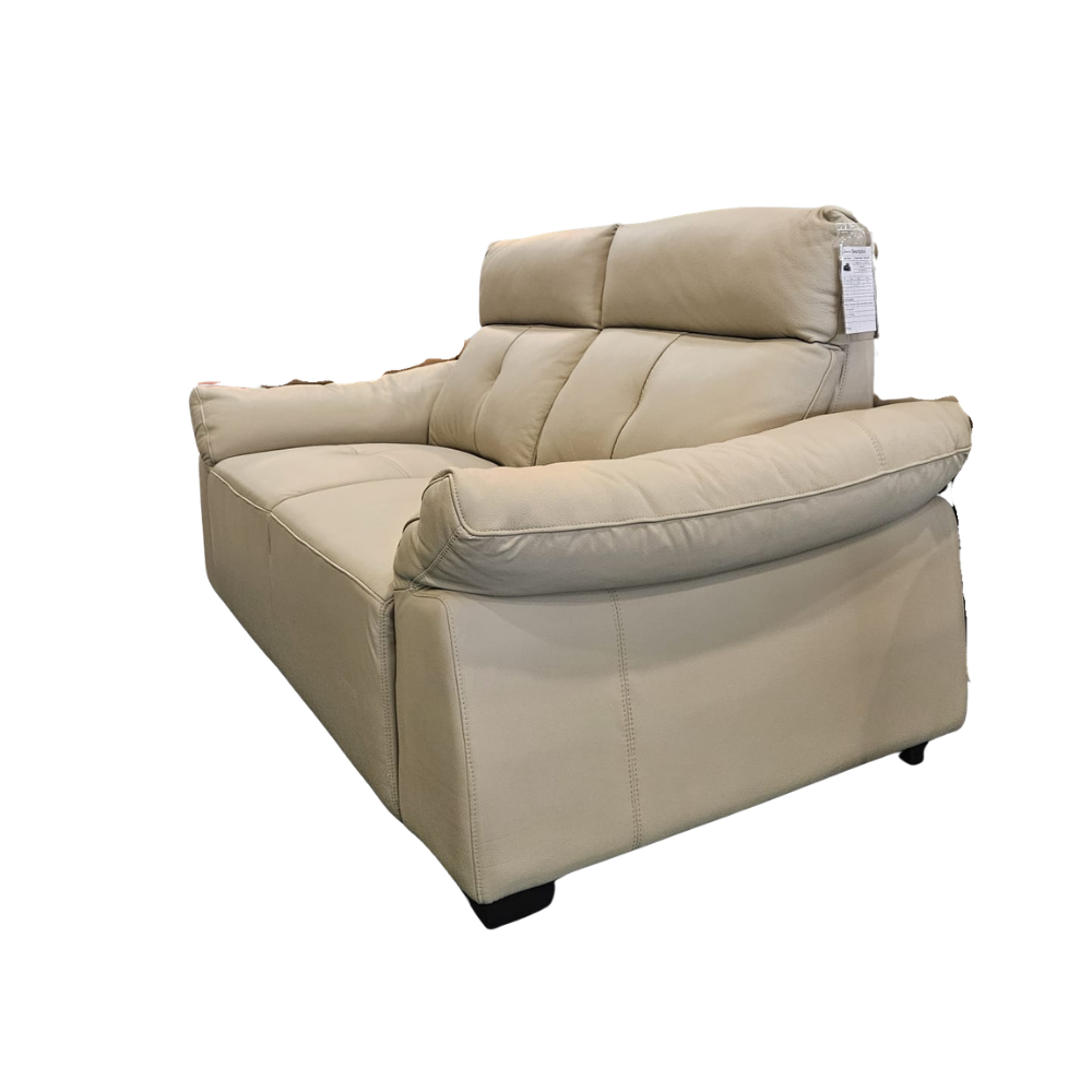 Modern 2 Seater Half Leather Sofa