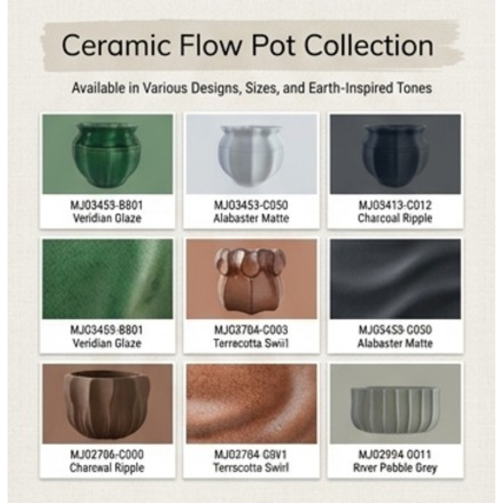 Ceramic Flowerpot Nordic Fashion