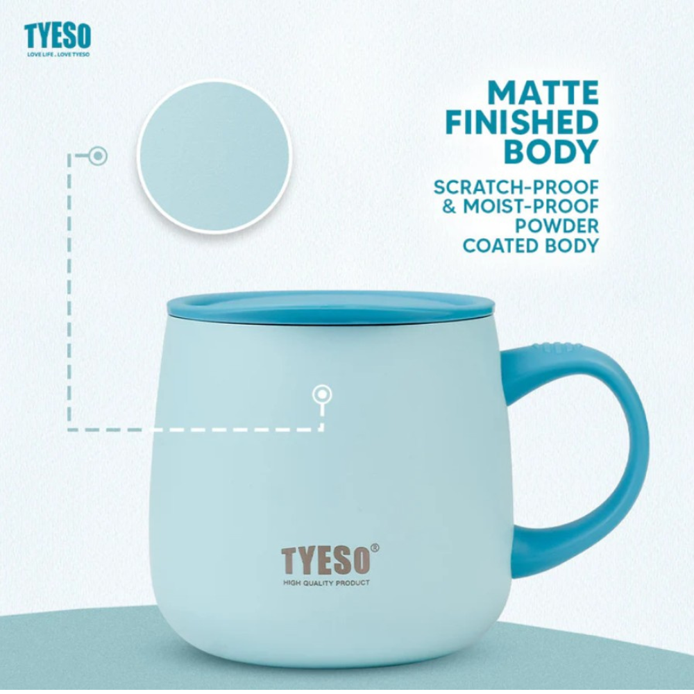 TYESO Modern Ceramic Coffee Mug 355ml
