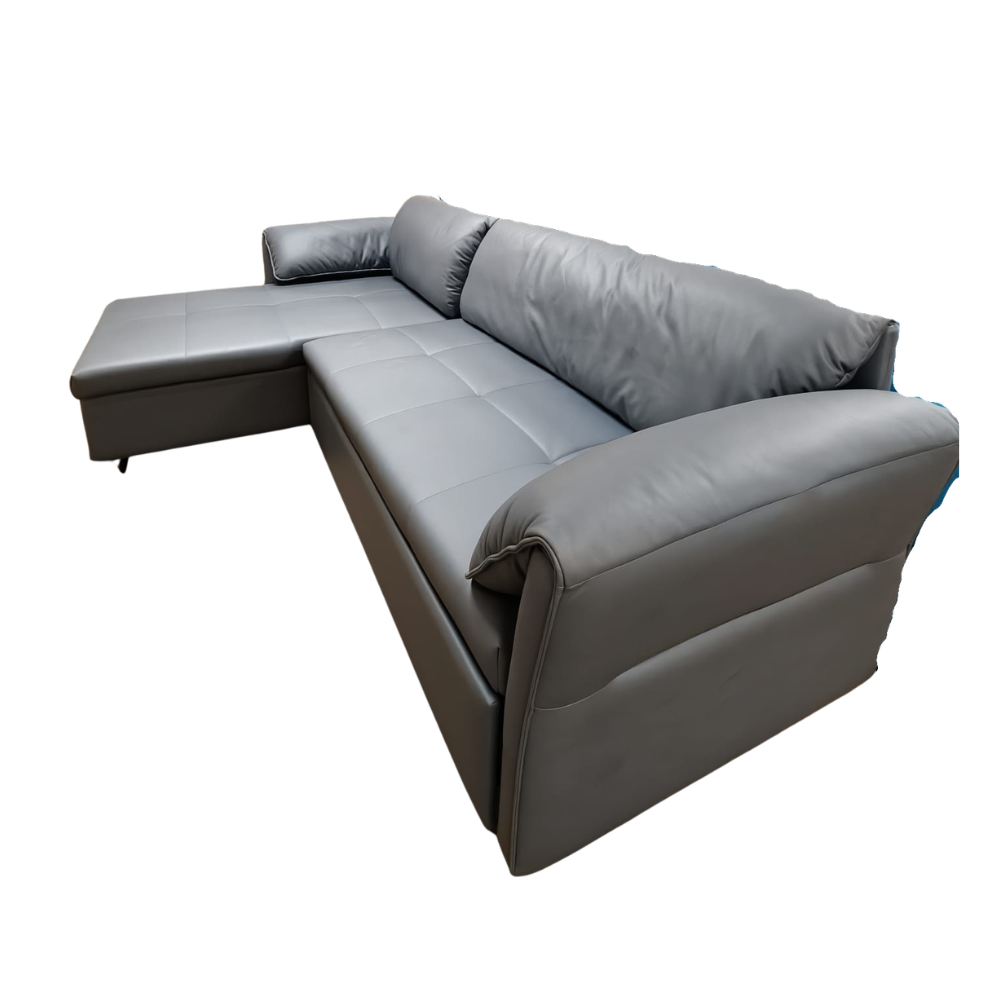 2-Seater with Chaise QUEEN Sofa Bed