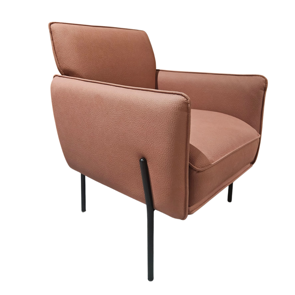 One Seater Fabric Armchair with Multi Colors