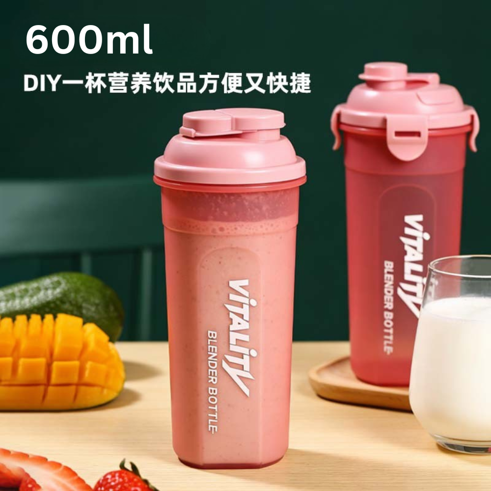 Shaker Bottle Protein and Fruit