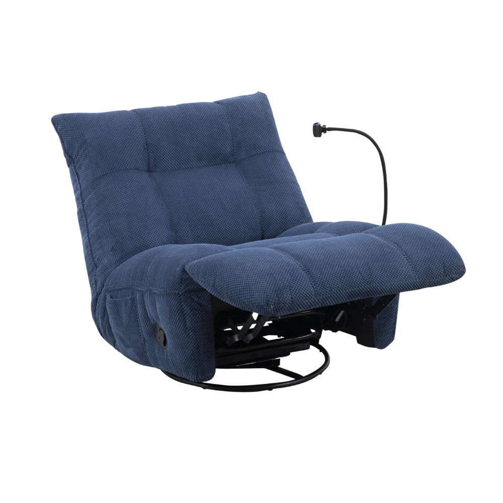 Electric Rocking Recliner Fabric Sofa