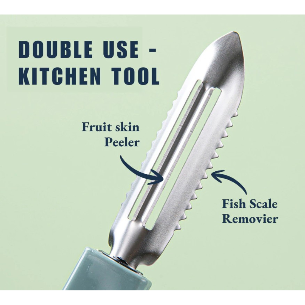 Fish Scale Scraper Knife Peeler