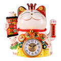Lucky Cat with Clock