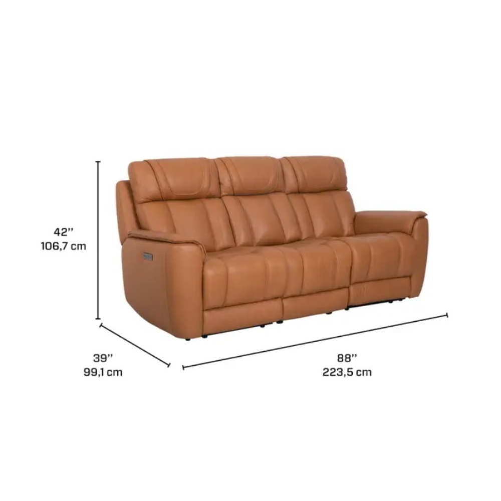 Genuine Leather Power Reclining Modular Sofa 1,2,3 Seaters