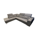 4.5 Seater L-Shape Cowhide Leather Electric Recliner Sofa