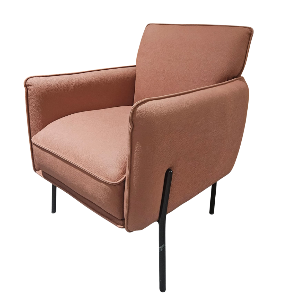 One Seater Fabric Armchair with Multi Colors