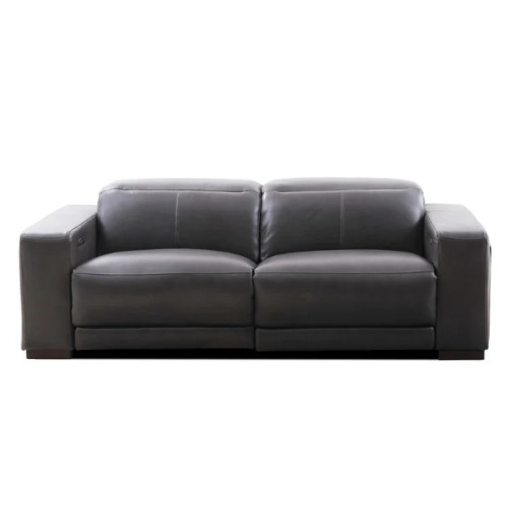 Cow Leather Electric Recliner Sofa 2.5 Seaters