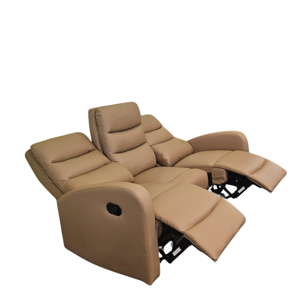 Latest Tech Leather Manual Recliner Sofa (1/2/3 Seater)