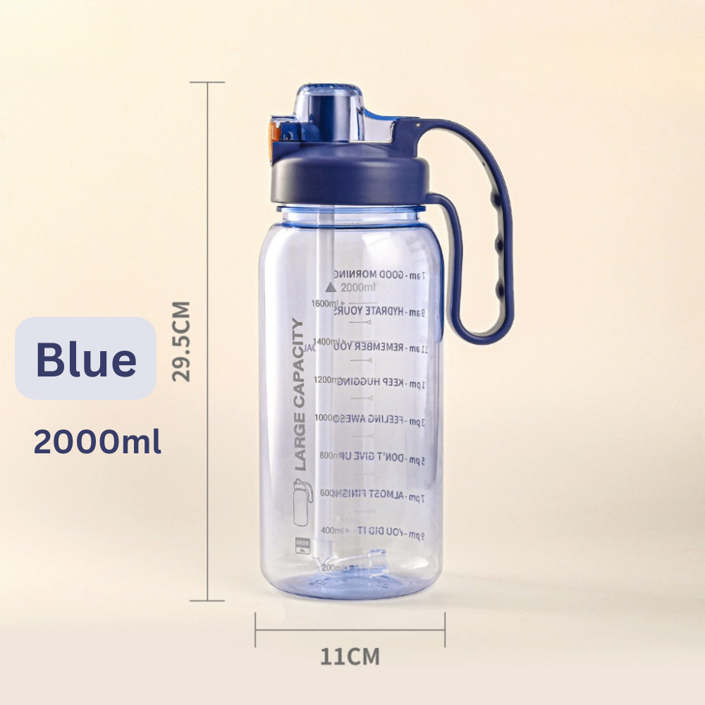 2000ml Mega Gym Water Bottle