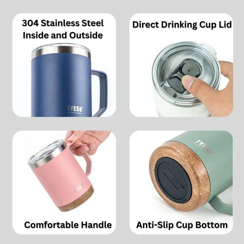 TYESO Thermal Mug With Handle 530ml