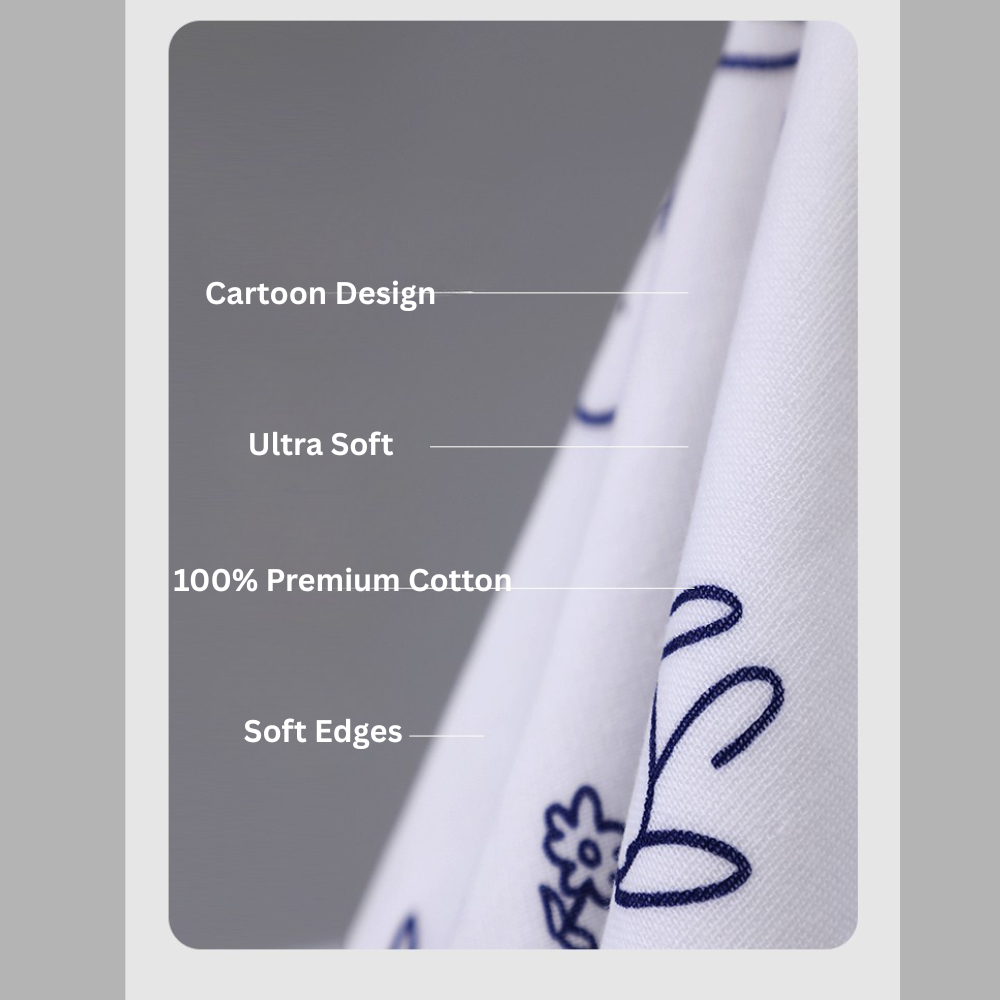 100% Cotton Muslin Baby Towel