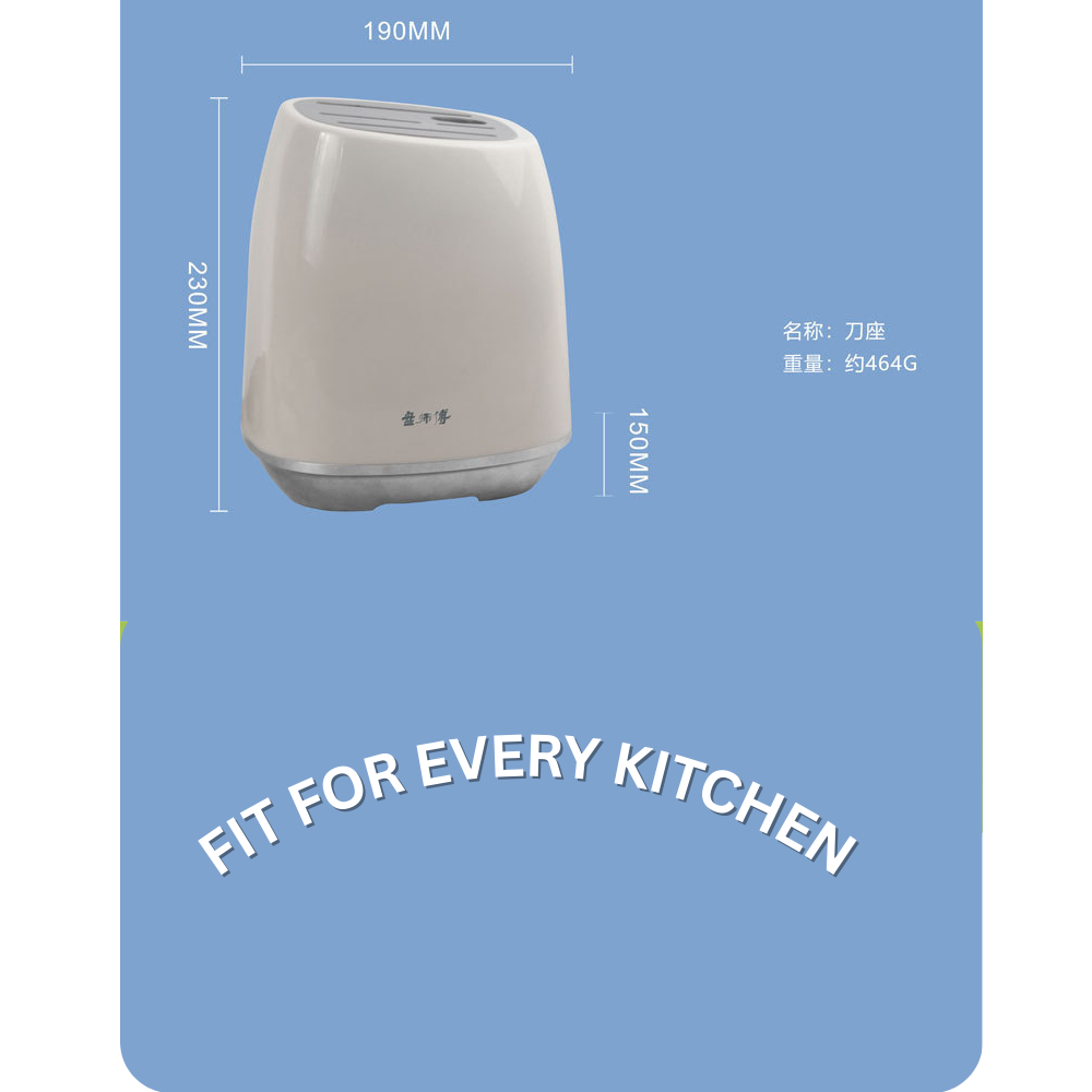 Kitchen Knife Set 6 pcs (5 tootls+container)