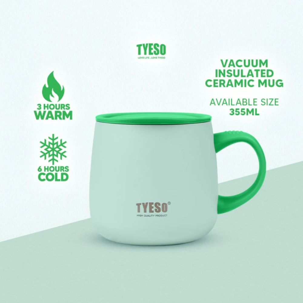 TYESO Modern Ceramic Coffee Mug 355ml