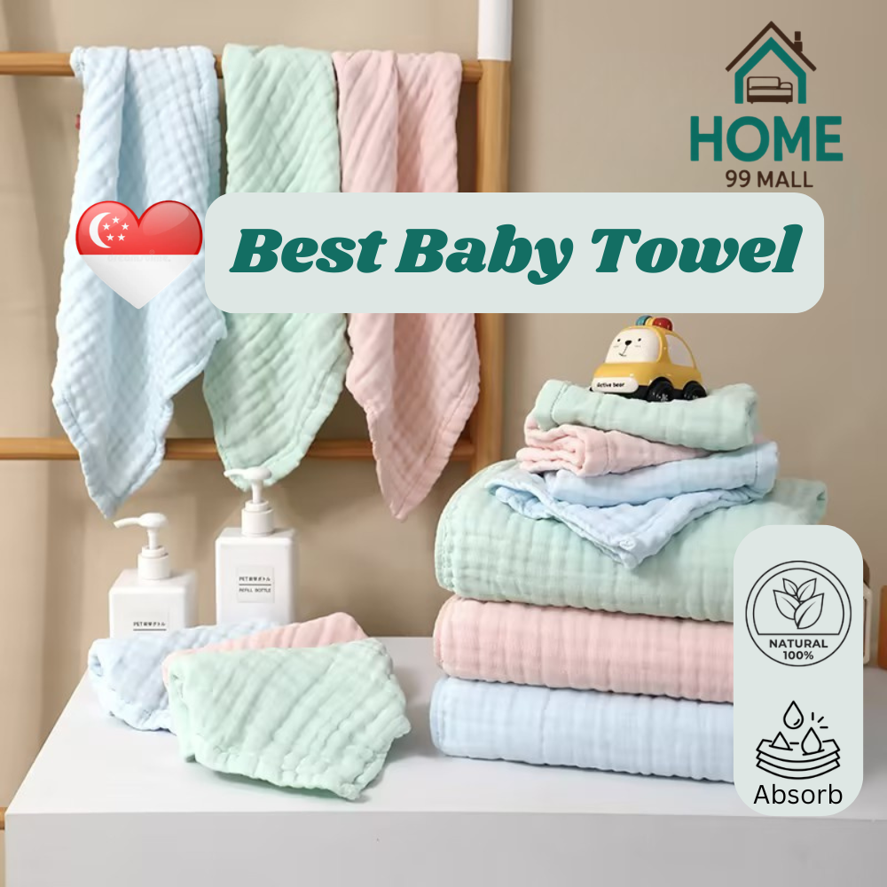 100% Cotton Baby Face,Hand and Bath Towels