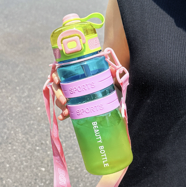 Sports Water Bottle Dual Drinking 750ml