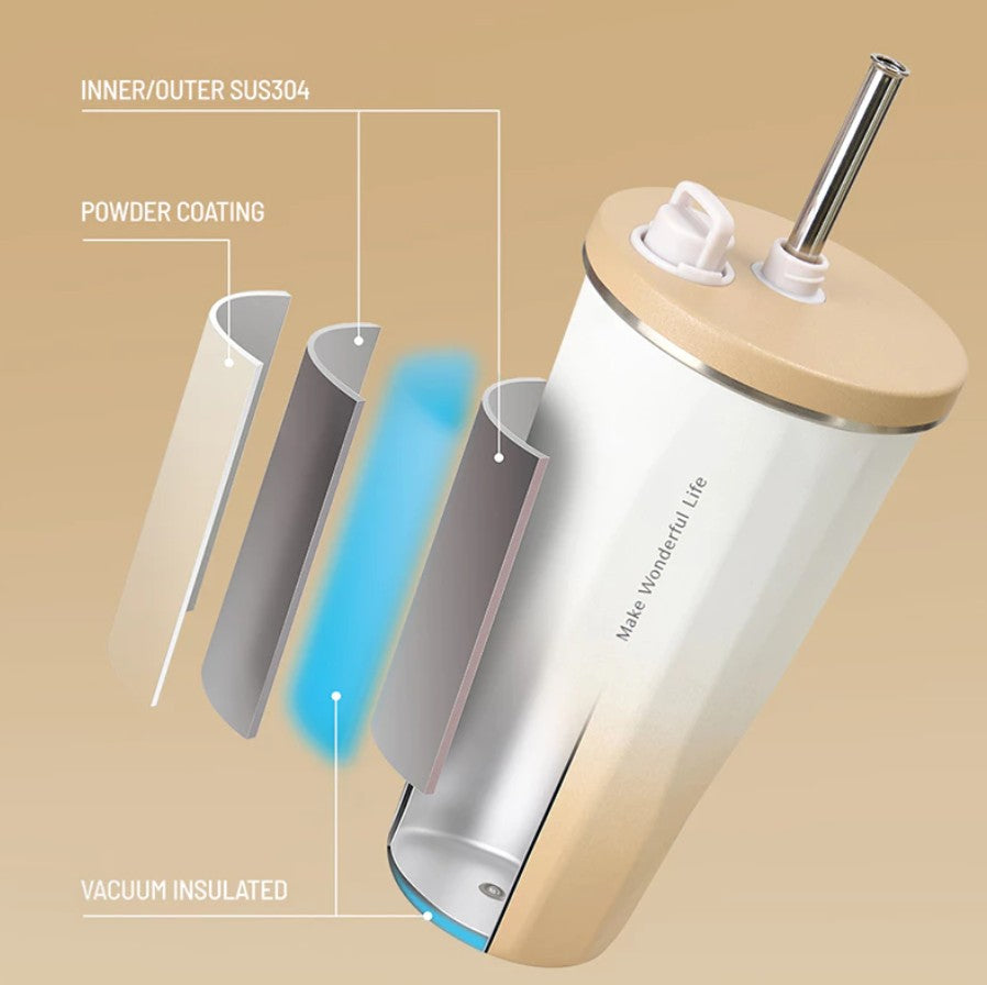 TYESO FLAIR 2.0 NEW Retractable Straw Tumbler 600ml